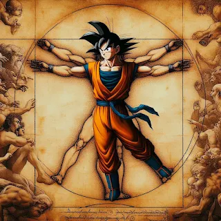 Goku pintura