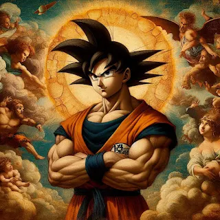 Goku pintura